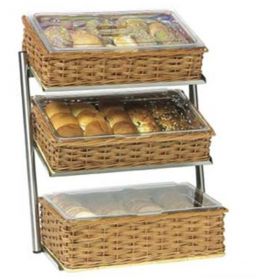 Buffet Broodmanden Etagere 3 Hoog Breed - 62x33,5x76 cm Combisteel 7013.2300