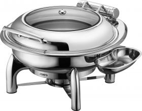 Chafing Dish, Rond, Bakje Geschikt Voor Inductie, Model Jessie Saro 213-1210