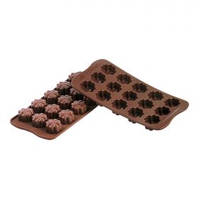 Chocoladevorm Fleury silicoon (bruin) Silikomart EMG 70036