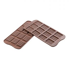 Chocoladevorm Tablette silicoon (bruin) Silikomart EMG 70037