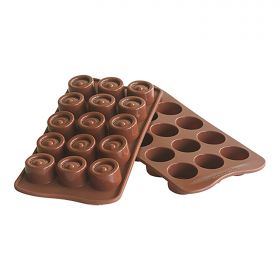 Chocoladevorm Vertigo silicoon (bruin) Silikomart EMG 70032