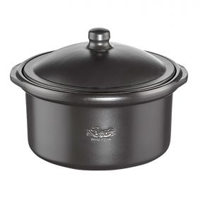 Cocotte Ø14 cm aardewerk (zwart) Regas EMG 540020