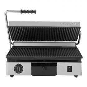 Contactgrill geribbeld-geribbeld gietijzer MilanToast EMG 420075