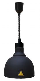 Cs Warmhoudlamp Chefs Heat-04 Zwart - 60 cm hoog Combisteel 7455.1825