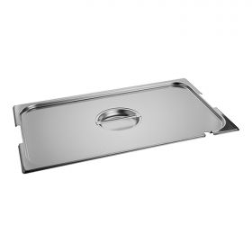 Deksel gastronorm GN1/1 RVS met lepel en greep uitsparing CaterChef EMG 953415