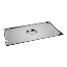 Deksel gastronorm GN1/1 RVS met lepeluitsparing CaterChef EMG 953115