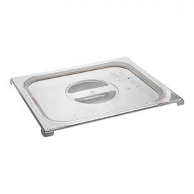 Deksel gastronorm GN1/2 PC met siliconen afdichtrand (transparant) CaterChef EMG 953028