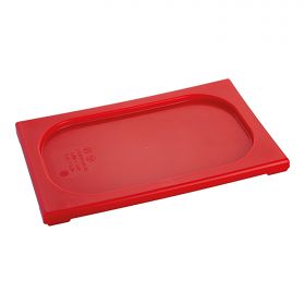 Deksel gastronorm GN1/4 PP (rood) CaterChef EMG 853868