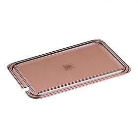 Deksel gastronorm GN1/6 copolyester met lepeluitsparing (rookkleurig) Bourgeat EMG 70265