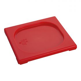 Deksel gastronorm GN1/6 PP (rood) CaterChef EMG 853878