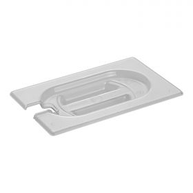 Deksel gastronorm GN1/9 PC met lepeluitsparing (transparant) CaterChef EMG 953095
