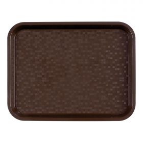 Dienblad 34,5x26,5 cm PP (bruin) Roltex EMG 518020