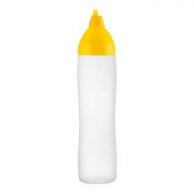 Doseer knijpfles 50cl LDPE (geel) Araven EMG 962091