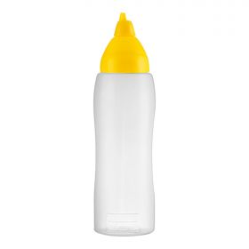 Doseer knijpfles 75cl LDPE (geel) Araven EMG 962092