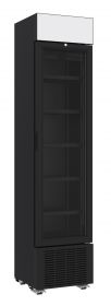 Drankenkoelkast 1 Glasdeur Zwart 232L *Transport Op Aanvraag* - 45x49,7x202,4 cm Combisteel 7464.0200