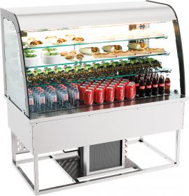 Drop-In Koelvitrine 200L Open - 140x70x85 cm Combisteel 7178.2015