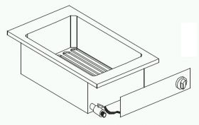 Elektrische Friteuse 1X10 L - 40x60x35,6 cm Combisteel 7266.0065