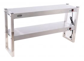 Etagere Halogeen Verwarmd 2 Niveaus Demontabel - 120x30x65 cm Combisteel 7539.0050