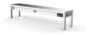 Etagere Keramisch Verwarmd 1 Niveau 5 Heaters À 250W - 180x30x35 cm Combisteel 7020.0720