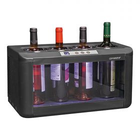 Flessenkoeler cap.4stk (zwart) Cavanova EMG 605004