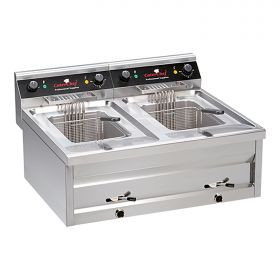 Friteuse 12L+12L RVS CaterChef EMG 508124