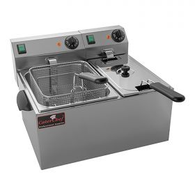 Friteuse 4L+6L RVS CaterChef EMG 680058