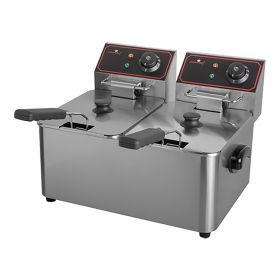 Friteuse 5L+5L RVS CaterChef EMG 688055