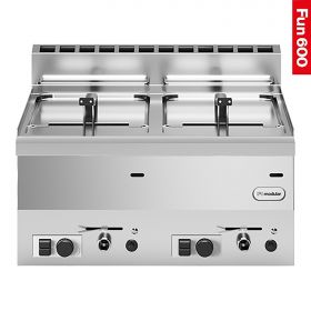 Friteuse 8L+8L gas RVS Modular EMG 318653