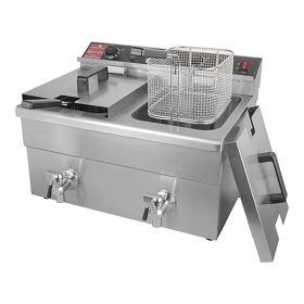 Friteuse 8L+8L RVS CaterChef EMG 688218