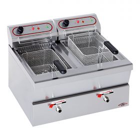 Friteuse 9L+9L RVS Stilfer EMG 527209