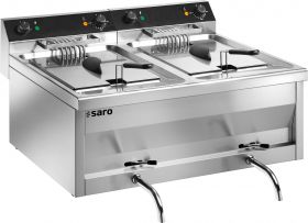 Friteuse Tafelmodel Gastroline 9+9V Saro 172-4025