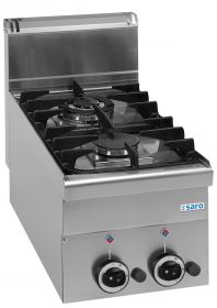 Gasfornuis 2 Branders Tafelmodel 600 Line Model G2S6 Saro 504-1015