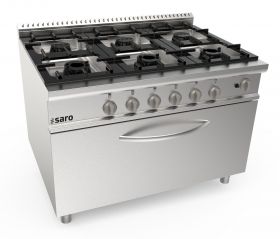 Gasfornuis + Gasoven 6 Pits Lq - Model Lq / Cug6Fm Saro 423-8020