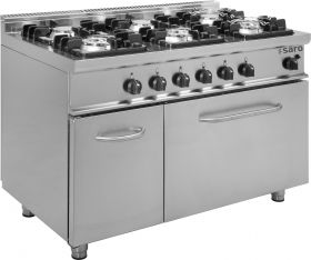 Gasfornuis Met Gasbakoven Model E7/Kupg6Ln Saro 423-1040
