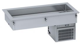 Gekoeld Buffet Drop-In Gekoelde Bak 5/1 - 160mm 176,5x72x63,2 cm Combisteel 7495.0065