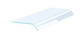 Gekoeld Buffet Gebogen Glas Aan 1-Zijde 4/1 - 132,5x50x10,8 cm Combisteel 7495.0510