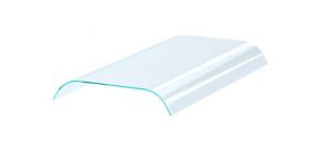 Gekoeld Buffet Gebogen Glas Aan 2-Zijdes Tbv Drop-In Ijsbak - 72,2x57x10,8 cm Combisteel 7495.0565