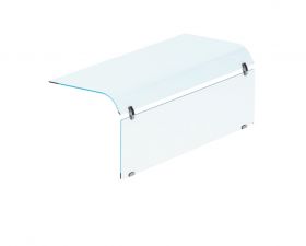 Gekoeld Buffet Gesloten Gebogen Glas Aan 1-Zijde 2/1 - 67,5x51,5x47,7 cm Combisteel 7495.0540