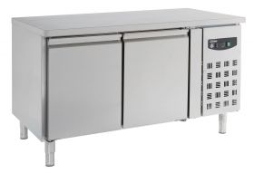Gekoelde werkbank Bakkerskoelwerkbank 2 Deurs - 151x80x86 cm Standard Line Combisteel 7450.1215