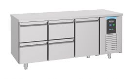 Gekoelde werkbank Koelwerkbank 1 Deur 4 Laden Energy Line - 186,5x70x85 cm Combisteel 7489.5530