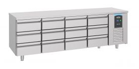 Gekoelde werkbank Koelwerkbank 12 Laden Energy Line - 233x70x85 cm Combisteel 7489.5585