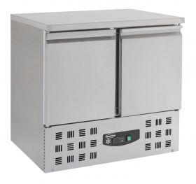 Gekoelde werkbank Koelwerkbank 2 Deuren - 90x70x87,5 cm Compact Line Combisteel 7950.0106