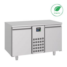Gekoelde werkbank Koelwerkbank 2 Deuren Monoblock Energy Line - 130x70x85 cm Pro Combisteel 7489.5100