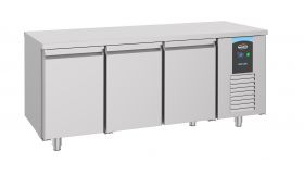 Gekoelde werkbank Koelwerkbank 3 Deuren Energy Line - 186,5x70x85 cm Combisteel 7489.5505