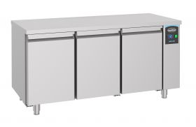 Gekoelde werkbank Koelwerkbank 3 Deuren Excl. Motor - 160x70x85 cm Pro Line Combisteel 7489.5090