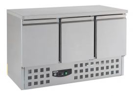 Gekoelde werkbank Koelwerkbank 3 Deurs - 136,5x70x87,5 cm Compact Line Combisteel 7950.0112