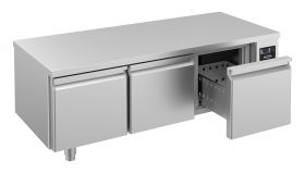 Gekoelde werkbank Koelwerkbank 3 Laden - 160x70x60 cm Pro Line Combisteel 7489.5480