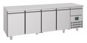 Gekoelde werkbank Koelwerkbank 4 Deuren - 233x70x85 cm Pro Line Combisteel 7489.5167