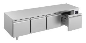 Gekoelde werkbank Koelwerkbank 4 Laden - 213x70x60 cm Pro Line Combisteel 7489.5482