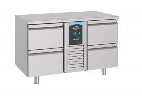 Gekoelde werkbank Koelwerkbank 4 Laden Monoblock Energy Line - 130x70x85 cm Pro Combisteel 7489.5375